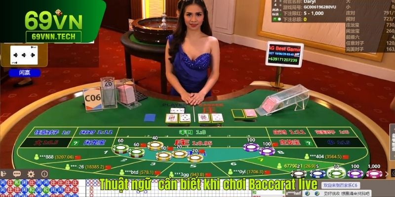 Cần biết thuật ngữ khi chơi Baccarat live